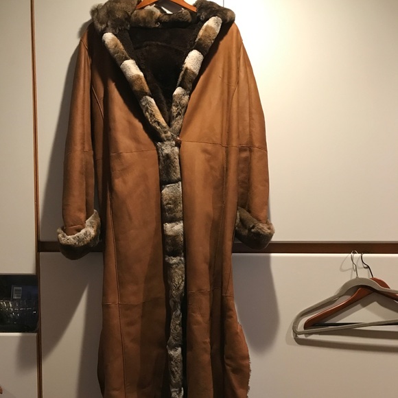 DeniMaxx Jackets & Blazers - The Best Original Shearling Long Hooded Coat